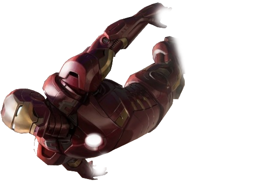 Iron Man - Iron Man Flying Png (672x373), Png Download