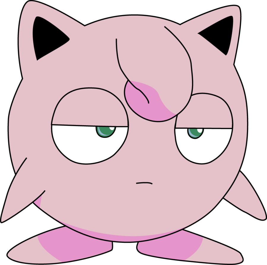 200 Character Meme Spoof - Jigglypuff Mad Transparent (900x895), Png Download