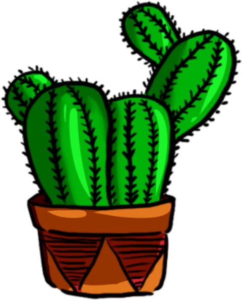 Cactus, Green, Plant Png And Psd - Vector Graphics (640x640), Png Download