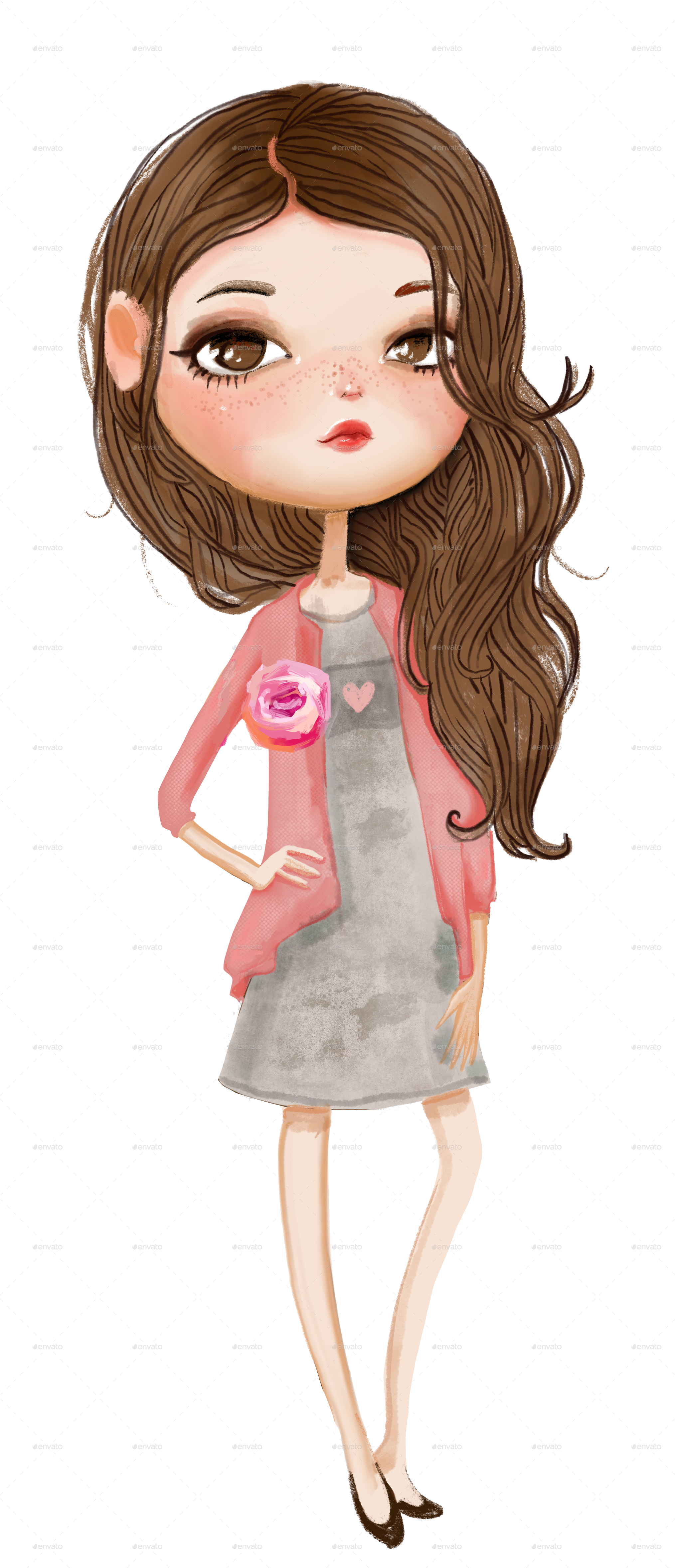 Girls/1 - Paper (2038x4724), Png Download