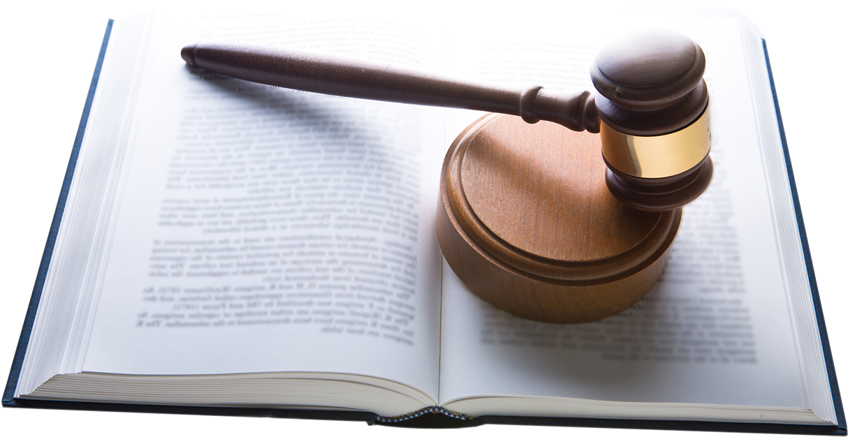 Gavel With Law Book Png Image - Law Book Png (1250x649), Png Download