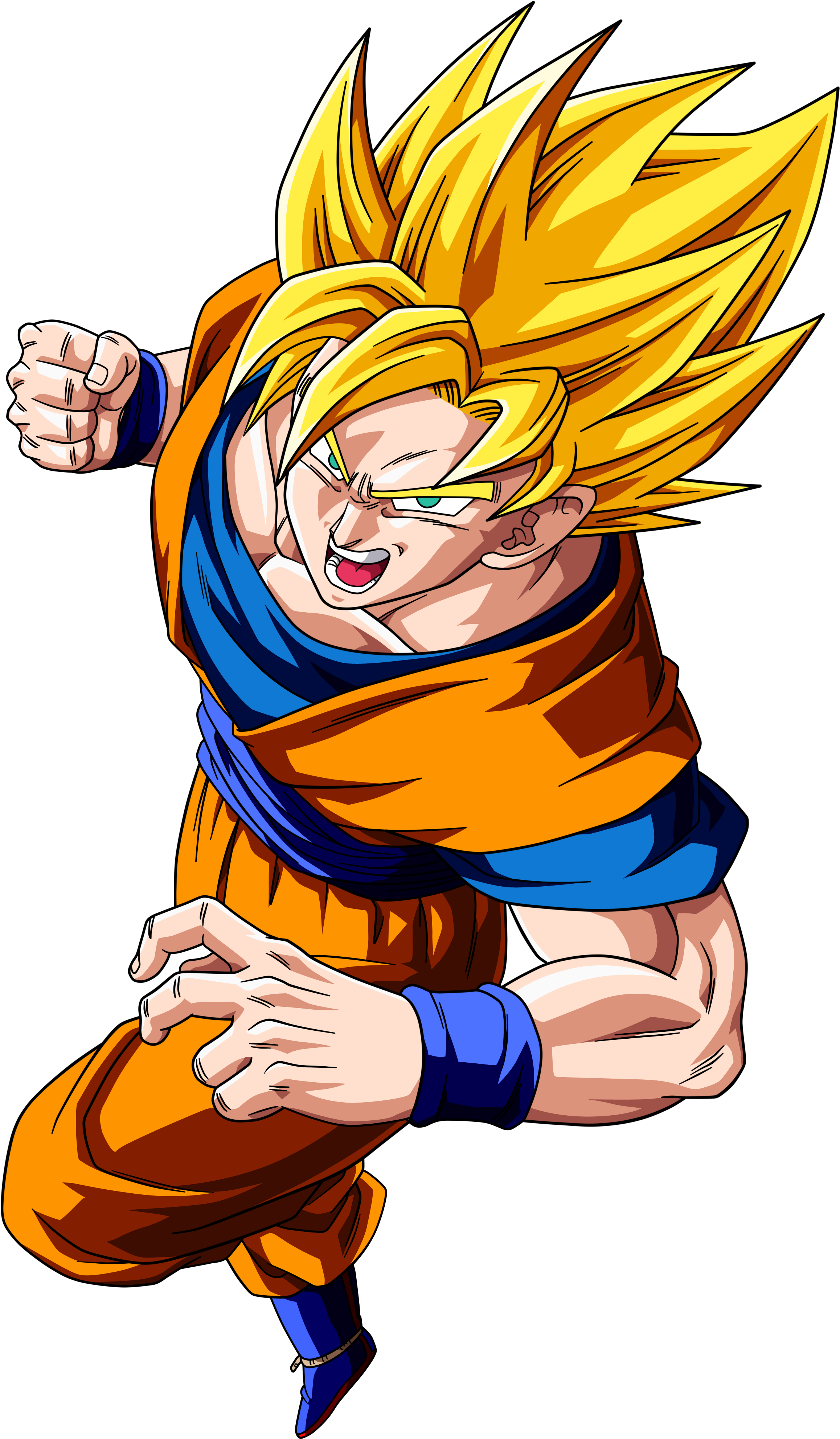 Dragon Ball Goku Png Clipart - Dragon Ball Goku Png (2376x4000), Png Download
