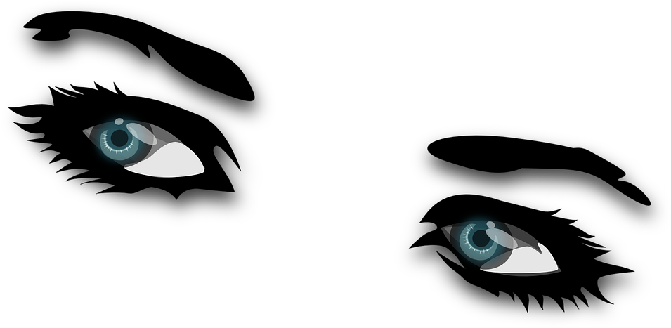 Woman Eyes Png File - Girls Eye Png (960x480), Png Download