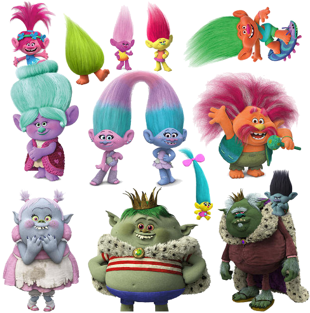 Dreamworks Trolls Clip Art (857x792), Png Download