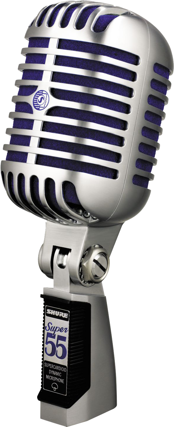 Mic Png Free Download - Shure Super 55 (1450x1450), Png Download