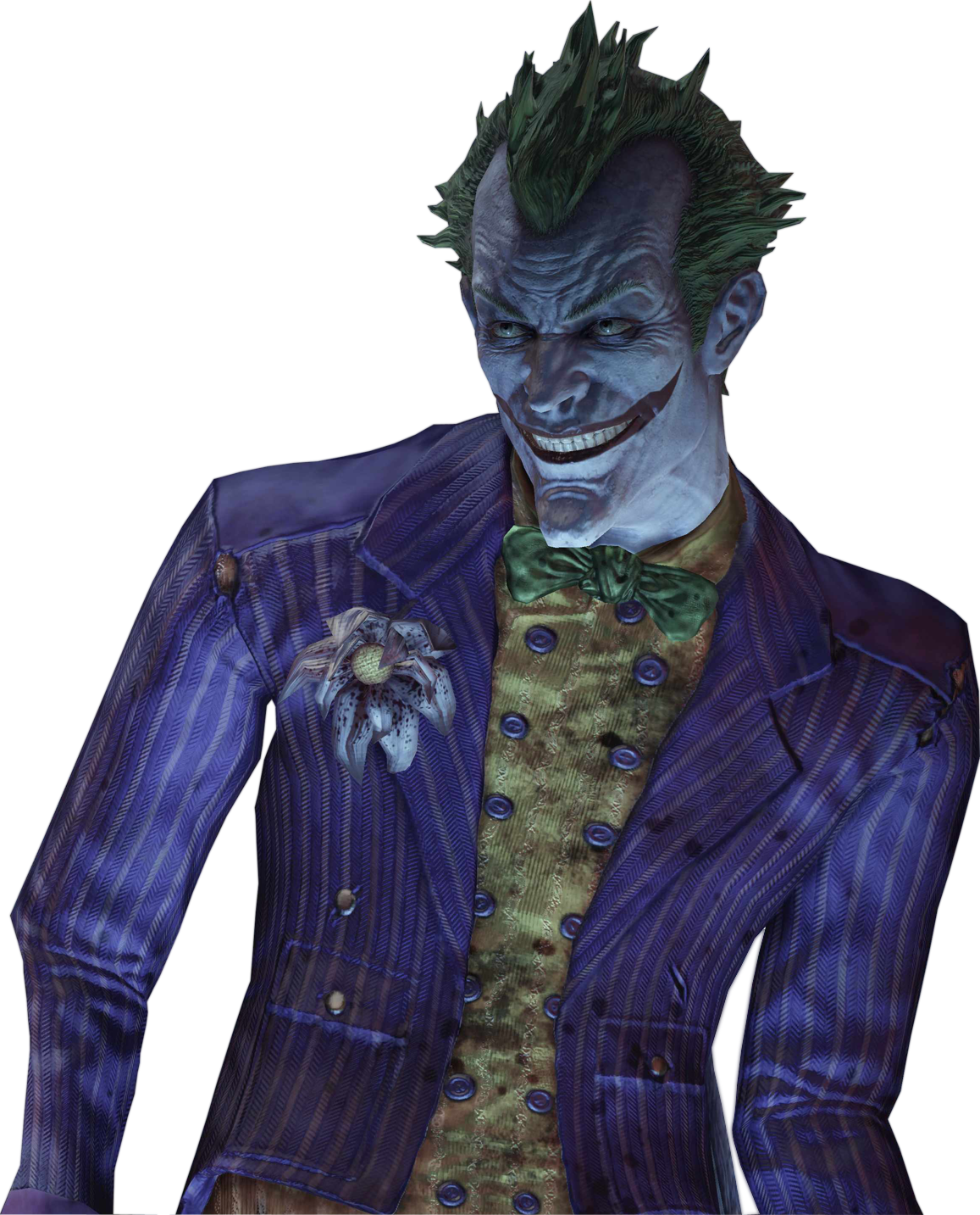 Joker Earth-15 - Joker Batman Arkham Asylum Png (1157x1433), Png Download