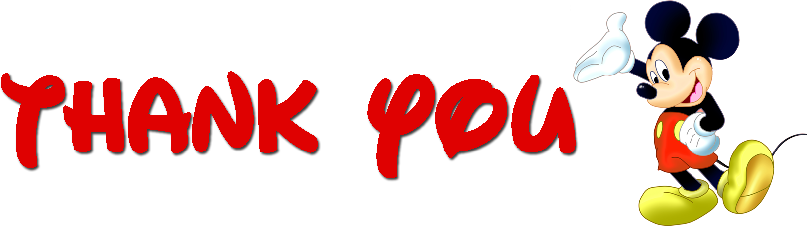 Clip Art Royalty Free Stock Free On Dumielauxepices - Mickey Mouse (1669x494), Png Download