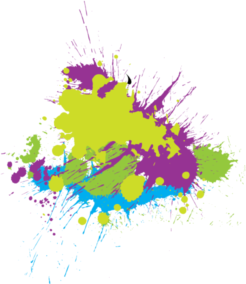 Colorful Stain Paint Splatter Splash Background, Colorful, - Mancha De Pintura Transparent (360x360), Png Download