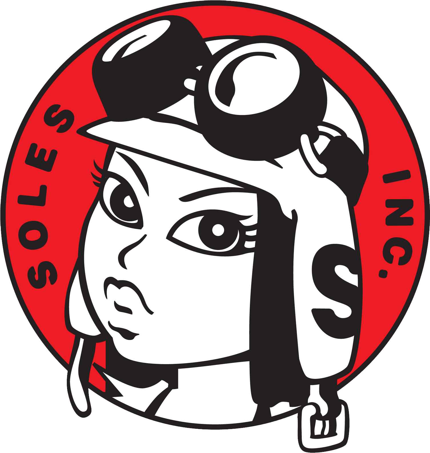 Free Adidas Logo Png White - Soles Inc (1809x1917), Png Download