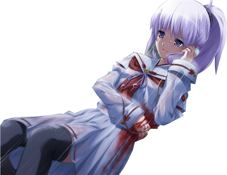 Clipart Anime Best - Anime Girl Sad Transparent (800x600), Png Download