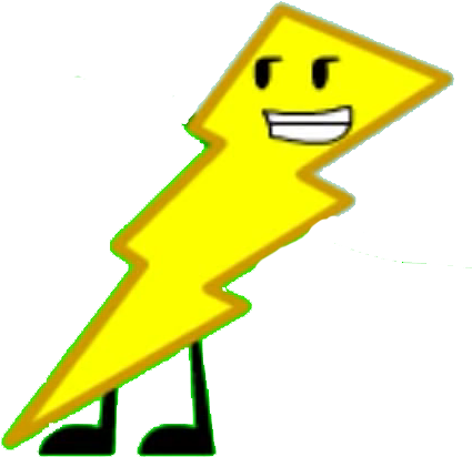 Lightning Bolt - Inanimate Fight Out Star (438x498), Png Download