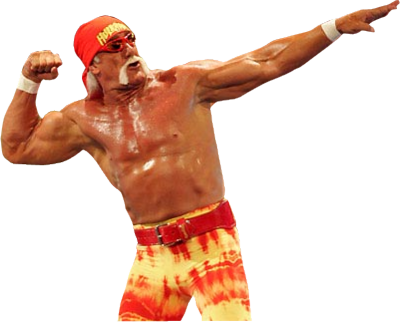 Hulk Hogan Png Transparent Image - Hulk Hogan Wwe (400x322), Png Download