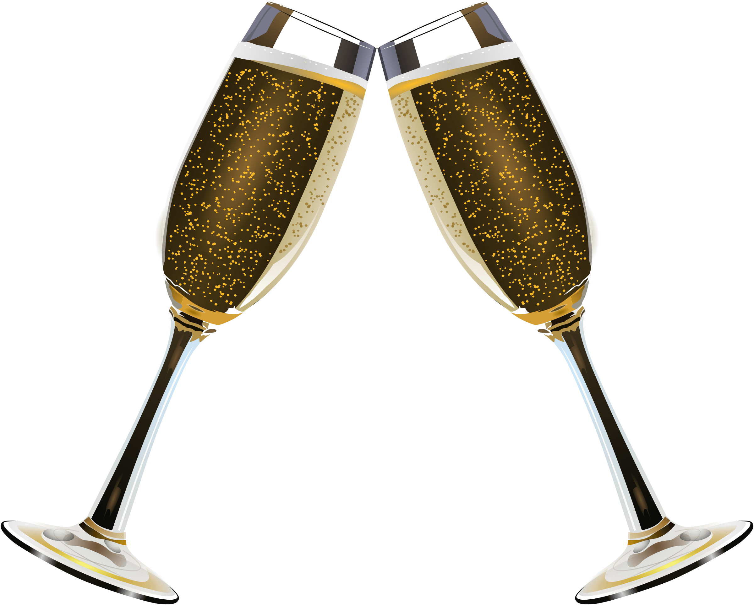 Champagne Glasses Transparent Background (896x720), Png Download