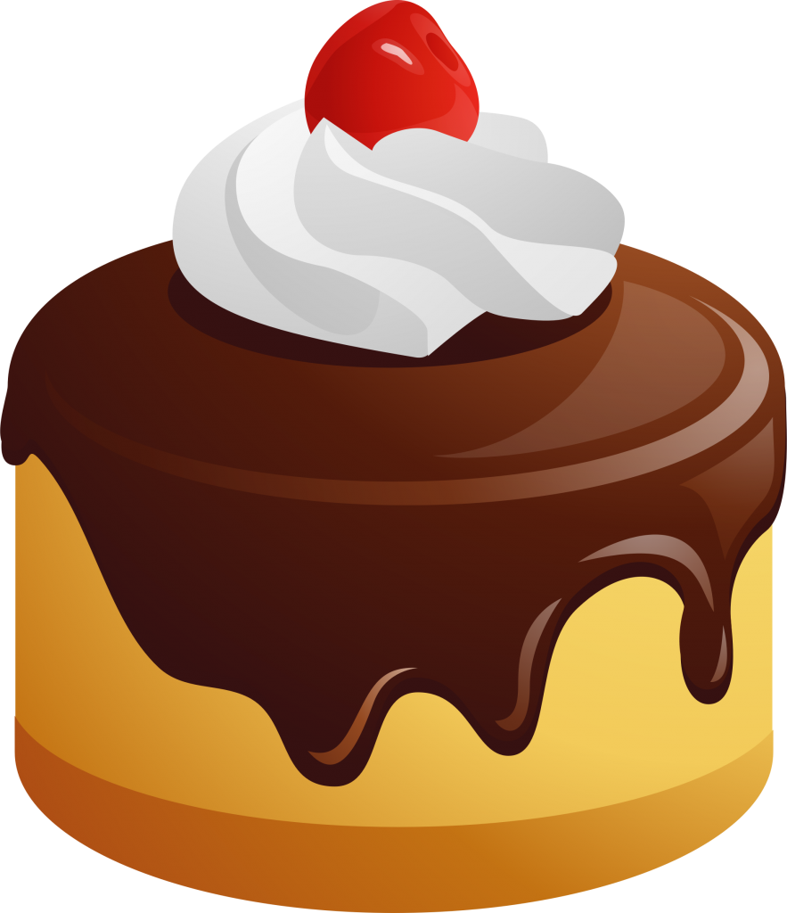 Brown Cake Png Image - Transparent Background Cake Clipart (883x1024), Png Download