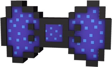 8-bit Bowtie - Bow Tie Pixel Art (420x420), Png Download