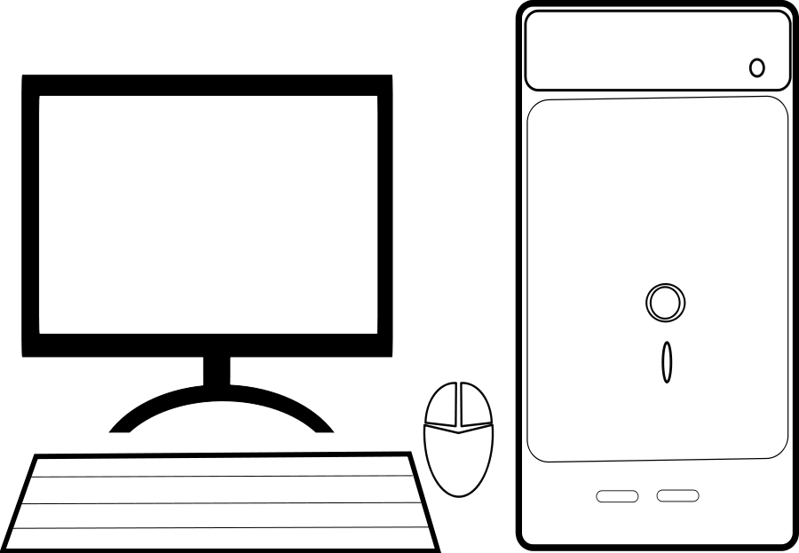 How To Set Use Personal Computer Clipart (900x623), Png Download