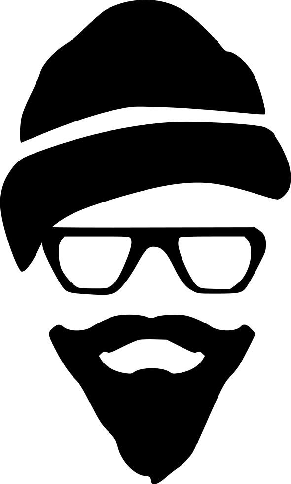 Hipster Glasses Beard Style Comments Hipster Icon Png Full Size Png Download Seekpng