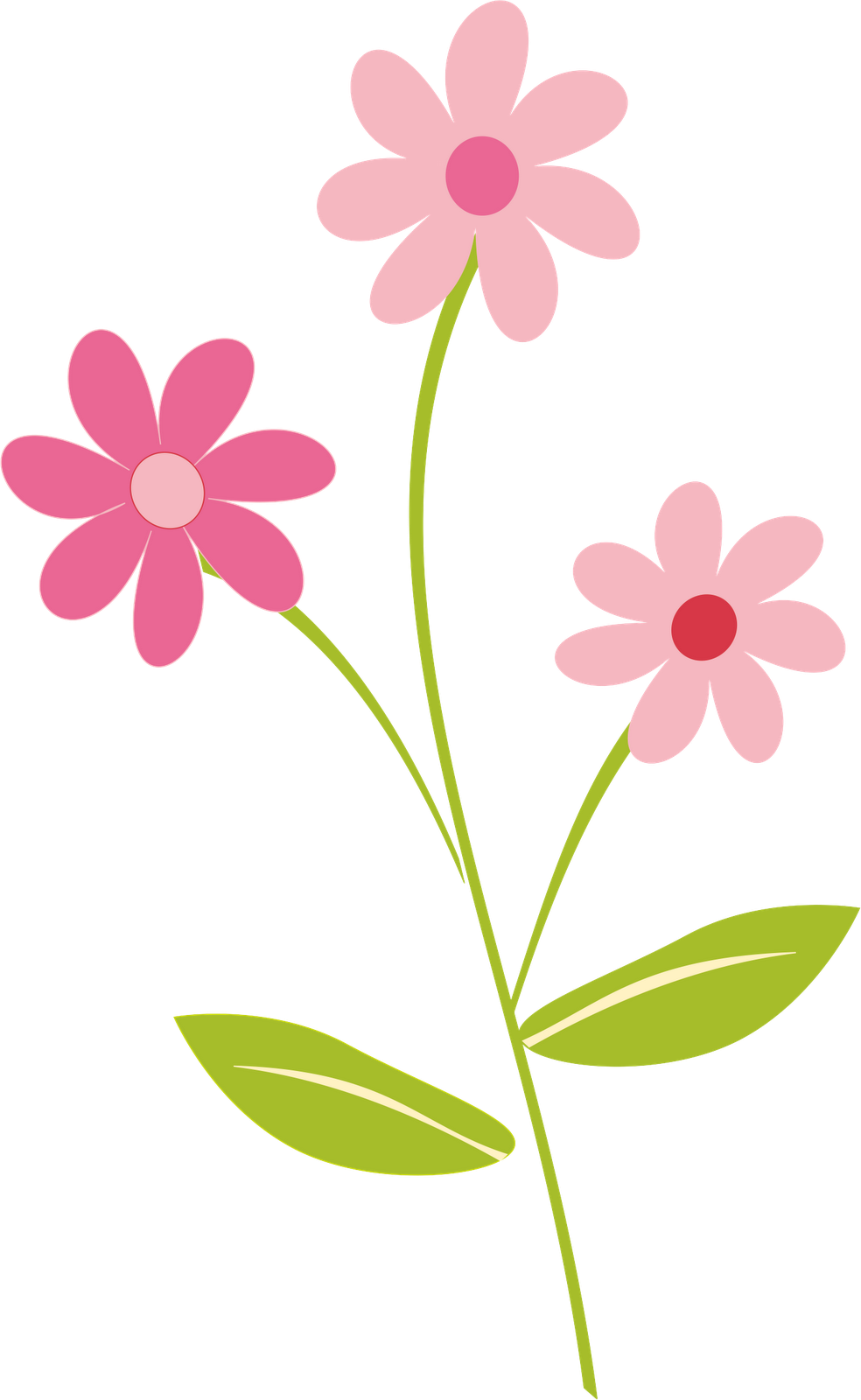 Flower Png Clipart - Flower Border Clipart Png (984x1600), Png Download
