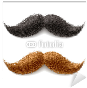 Png Fake Mustaches Wall Mural • Pixers® • We Live To - Moustache (400x400), Png Download