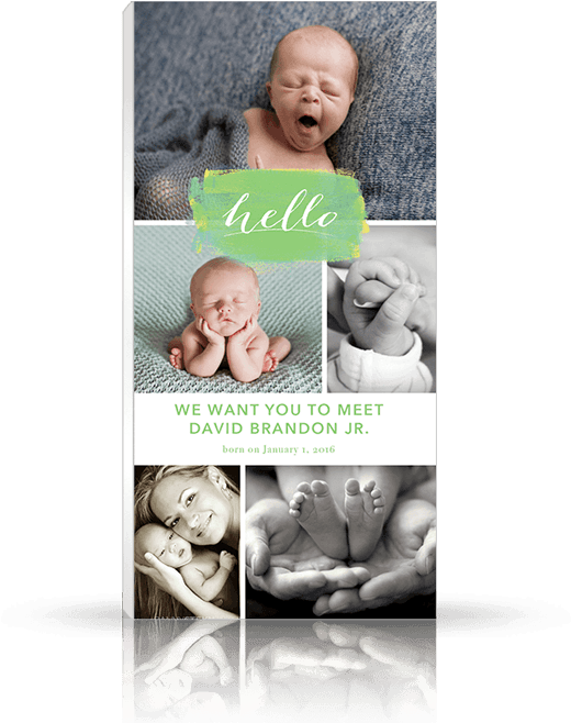 Front Photo Book Cover Designed For Newborn, Baby And - Photograph (950x891), Png Download