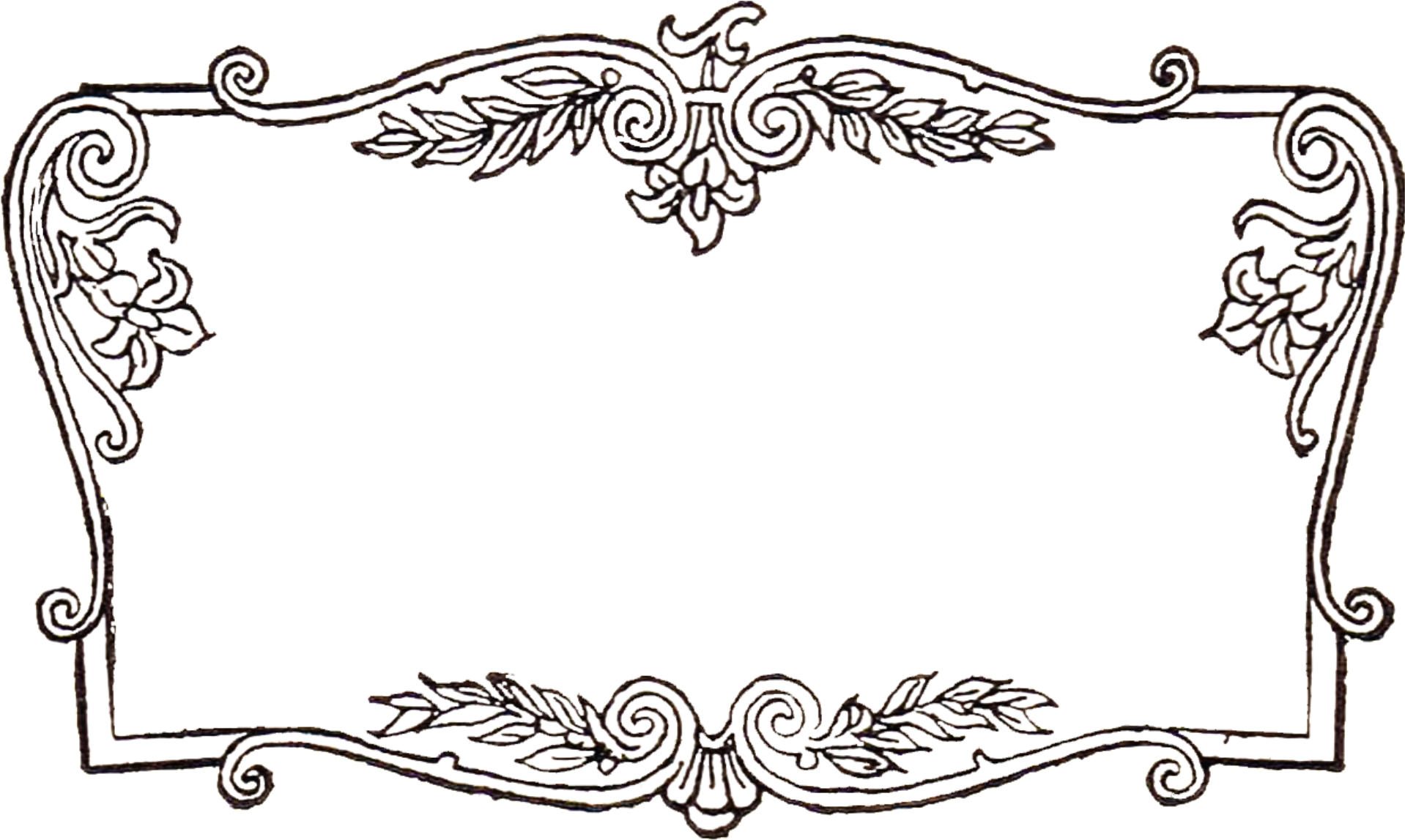 Fancy Frame Png Background Image - Fancy Frame Clip Art (1024x618), Png Download