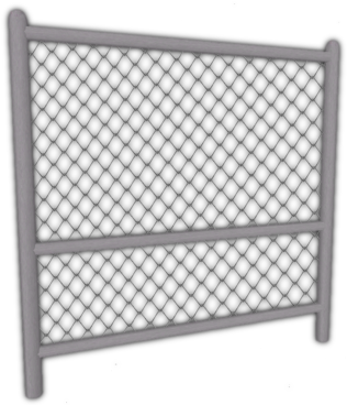 Chain Link Fence 1 - Zoo Tycoon 2 Fences Chain (367x367), Png Download