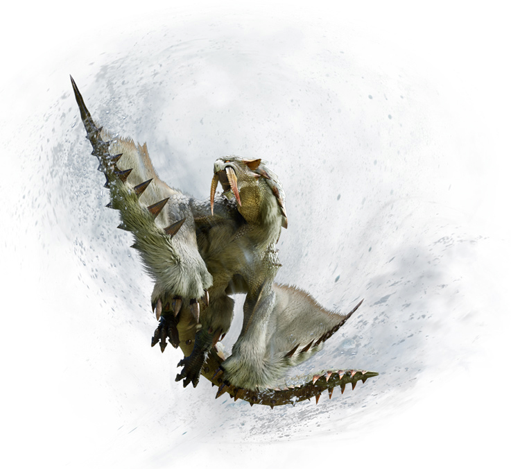 Mhxx-barioth Render 001 - D&d 5e Monster Hunter Monsters (737x676), Png Download