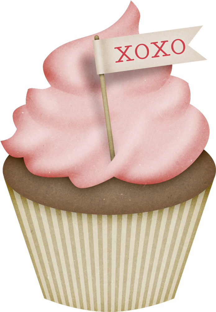 Ch B Cupcakes Pinterest Clip Art Birthday - Cupcake (714x1024), Png Download
