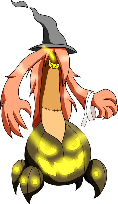 Png Library Stock Pumpkin Pokemon - Mega Gourgeist (463x800), Png Download
