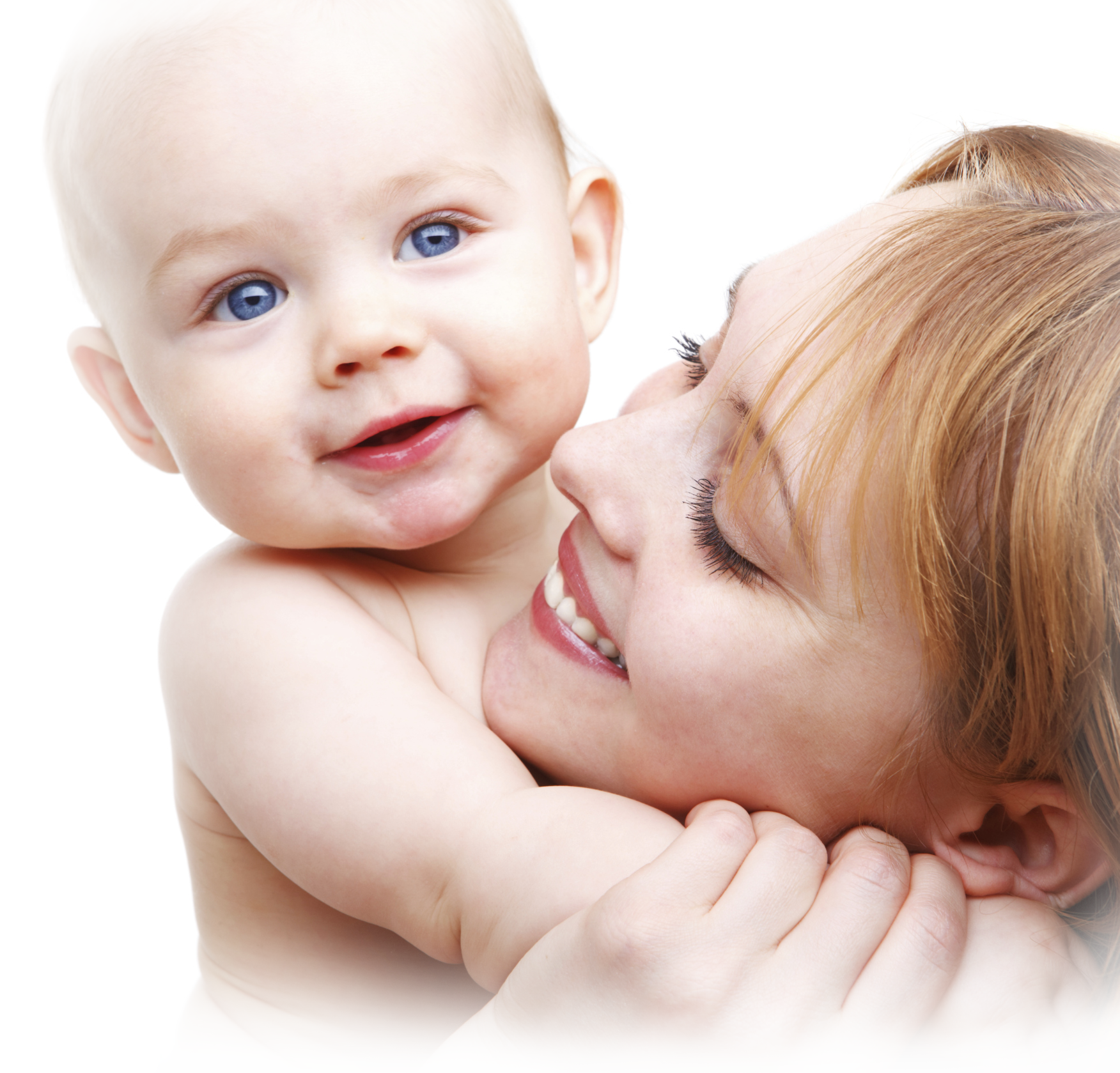 Babywater Vector Library Stock - Mother With Her Baby (1752x1679), Png Download