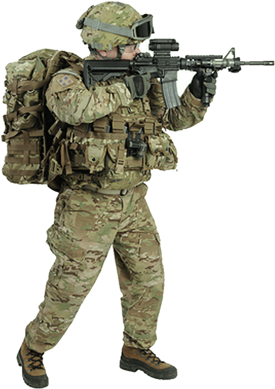 Free Png Soldier Png Images Transparent - Multicam Soldier (480x652), Png Download
