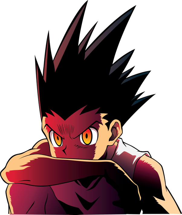 Vector Royalty Free Download Dad Transparent Anime - Gon Hunter X Hunter Png (602x711), Png Download