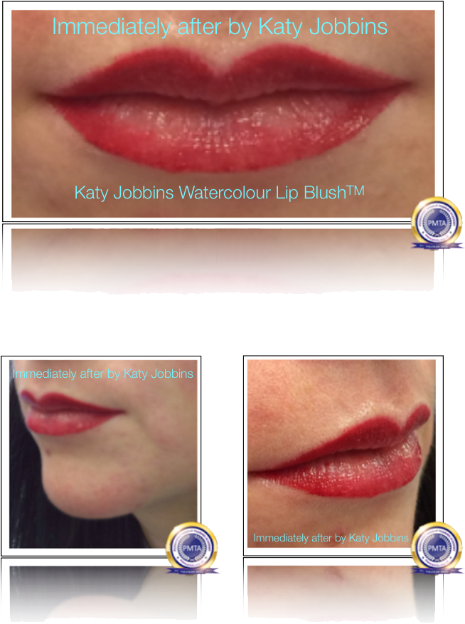 Katy Jobbins Permanent Makeup Watercolor Lip Blush - Lip Gloss (684x953), Png Download