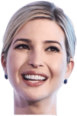 Ivanka Trump Face - Tiffany Trump And Chelsea Clinton (400x400), Png Download