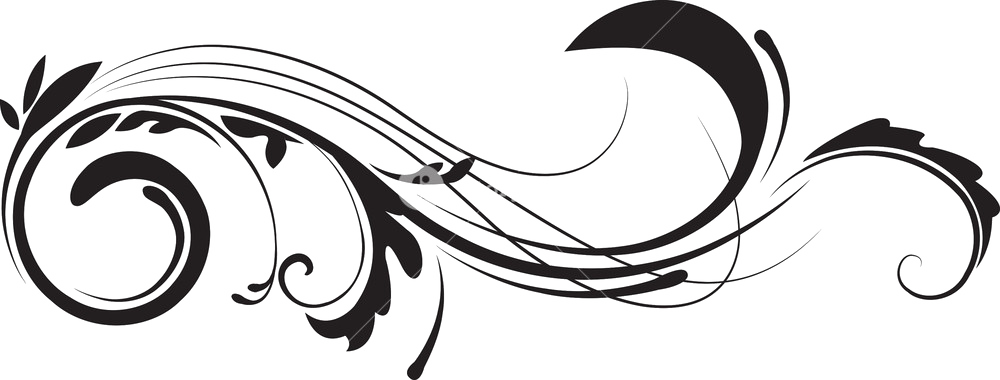 Swirl Png Image With Transparent Background - Transparent Background Swirl Png (1000x380), Png Download