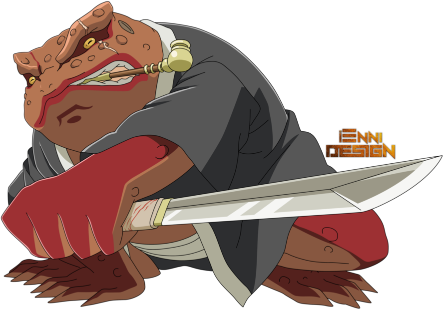 Clip Art Stock Gamabunta By Iennidesign On Deviantart - Frog Fighter (894x894), Png Download