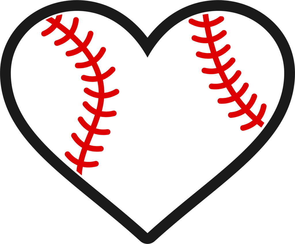 Svg Heart Baseball - Hey Batter Batter! Baseball Tee (1024x847), Png Download