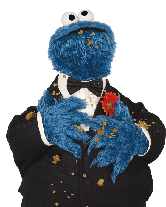 A Q&a With Cookie Monster On The Joy Of Cookies - Joy Of Cookies Book (574x697), Png Download