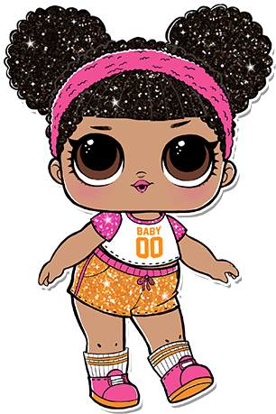 Hoops Mvp Glitter - Hoops Mvp Lol Doll (403x550), Png Download