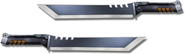 Weapon Tec Knives - Shadow Fight 2 Knives (778x302), Png Download