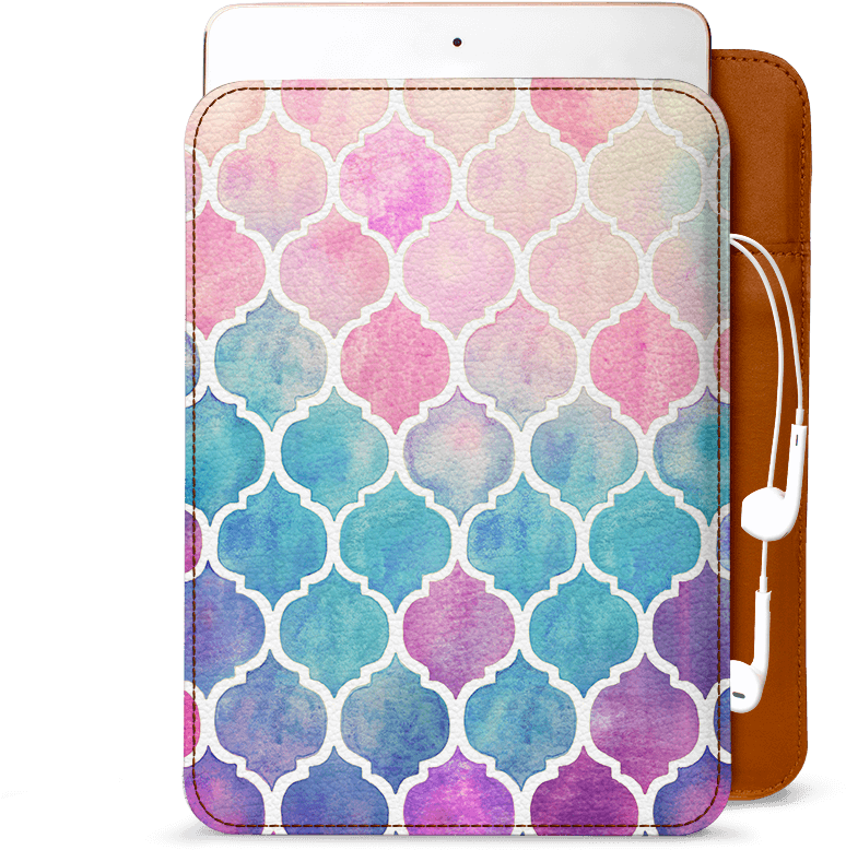 Dailyobjects Rainbow Pastel Watercolor Moroccan Real - Watercolor Moroccan (900x900), Png Download