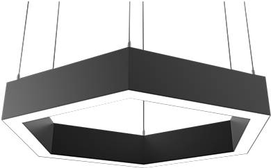 Vector Hex Interior Luminaire - Pendant Luminaire Mextor P3 (500x514), Png Download