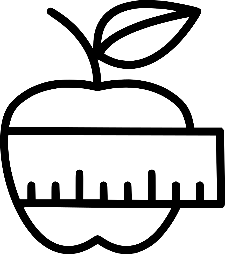 Apple Measuring Tape Comments - Ad Villaviciosa De Odon (868x980), Png Download