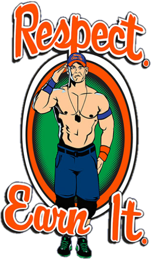John Cena Logo 2017 Png By An - John Cena Respect Earn It Logo (312x535), Png Download