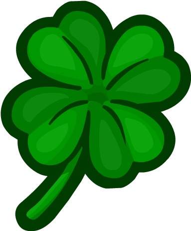 Cpnext Emoticon - Shamrock - Trevo De 4 Folhas Emoticon (424x525), Png Download