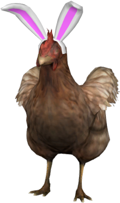 Chicken Easter - Bunny Chicken Csgo (289x419), Png Download