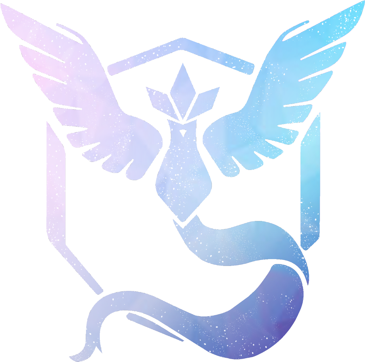 I Made A Transparent For My Pokemon Go Team - Pokemon Go Mystic Png (500x495), Png Download