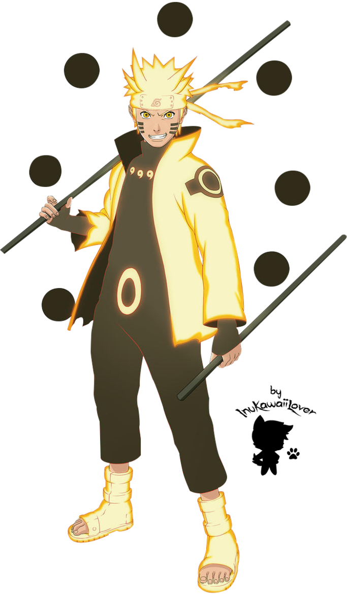 Clipart Naruto Png - Naruto Six Paths Sage Mode Costume (683x1171), Png Download