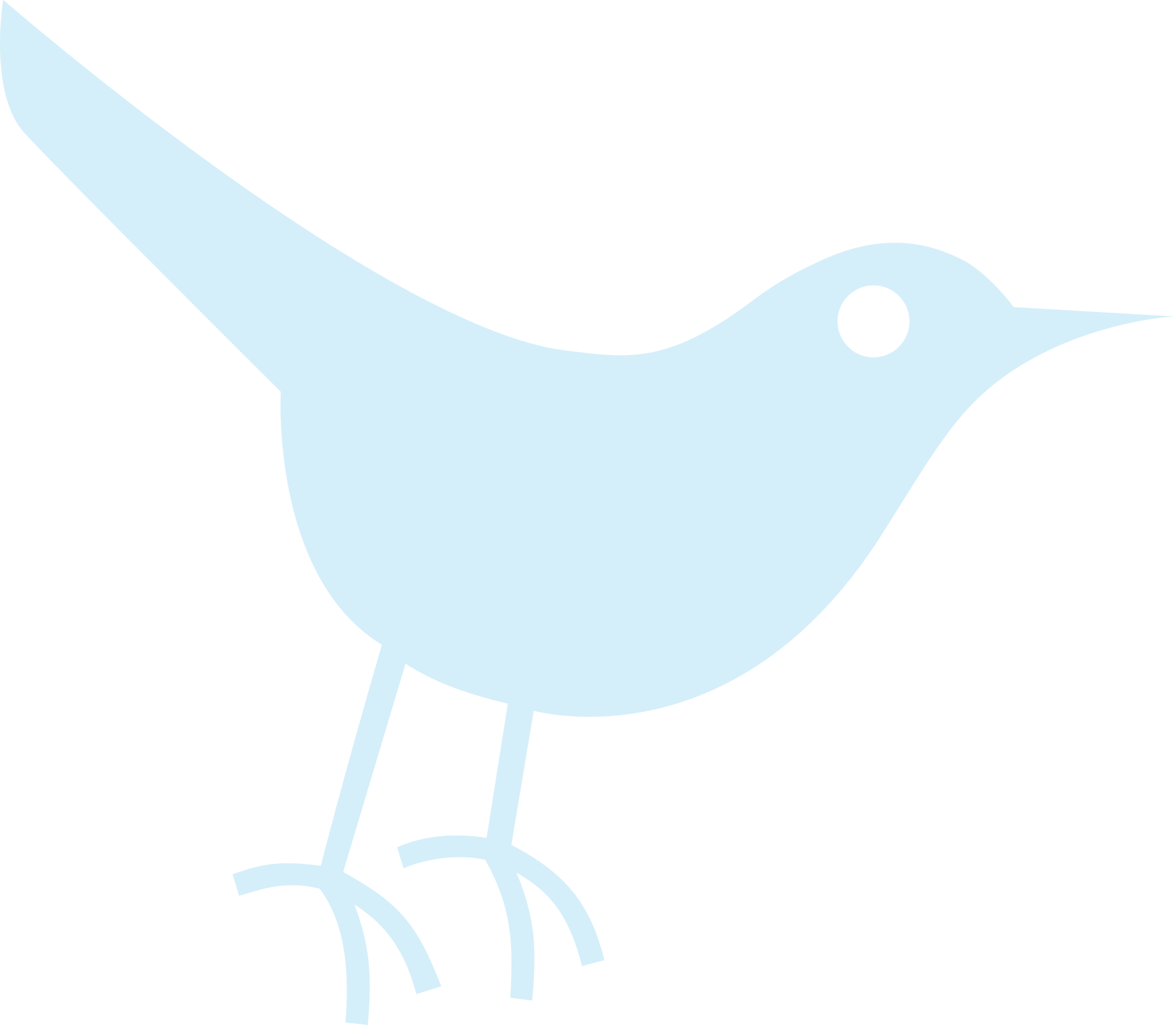 Clipart - Black And White Bird Symbol (2400x2093), Png Download