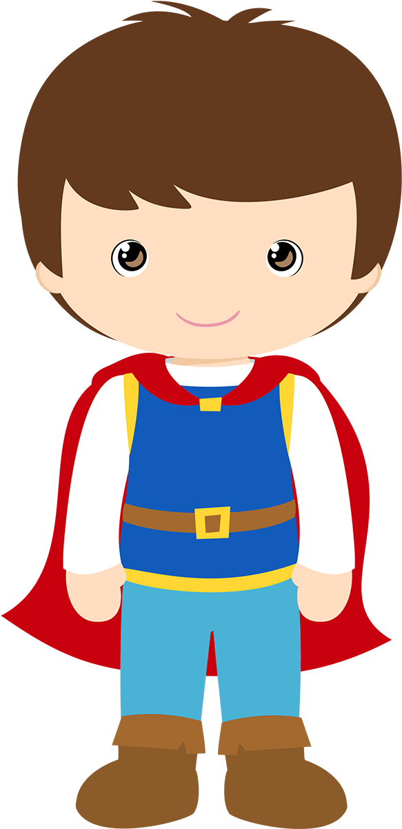 Snow White Pretty Clipart 011 - Prince Clipart Png (776x1600), Png Download